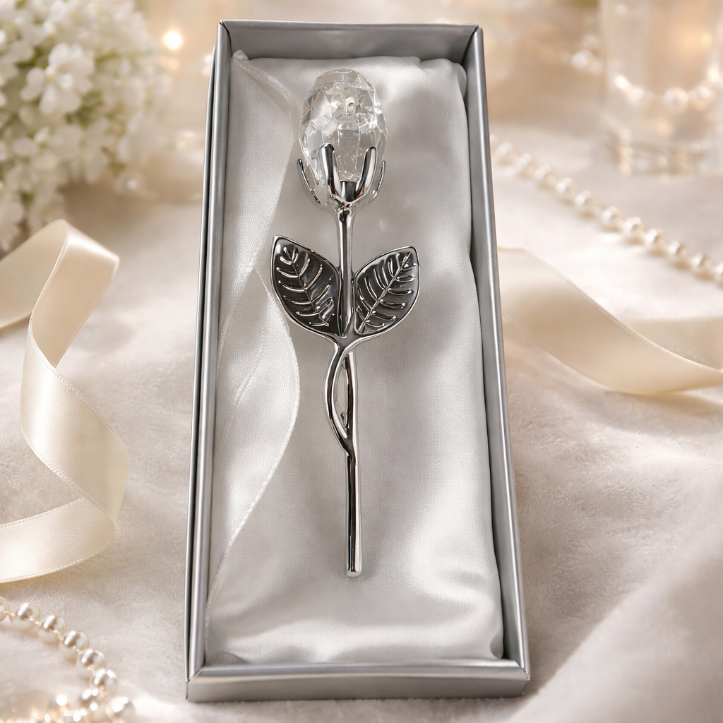 A Timeless Token of Affection: The Crystal Rose Keepsake