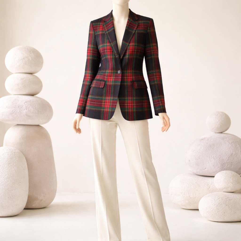 Lauren Ralph Lauren tartan blazer Size 8