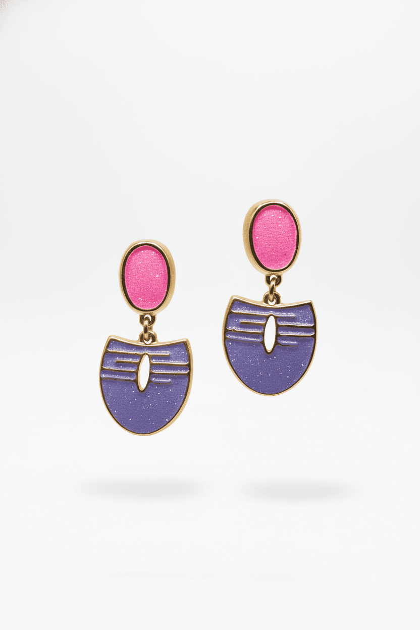 vintage - style "Vittoria" dangle earrings - All Seasons Curves