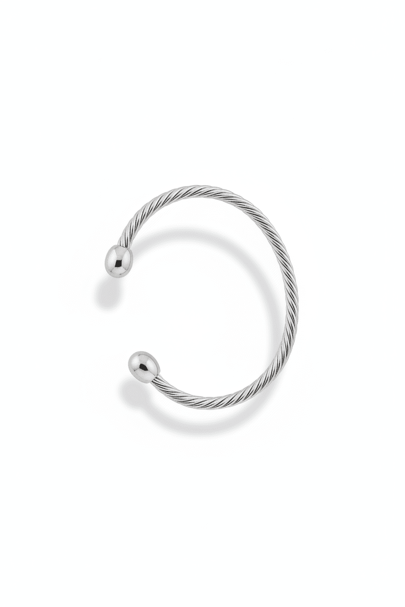 A classic, timeless twisted cable design bangle - All Seasons Curves