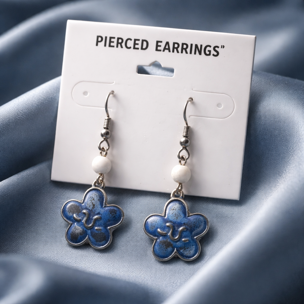 The "Bluebell" Whimsical Flower Drop Earrings