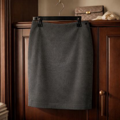 NWT The Anne Klein Classic Cropped Wool-Blend Peacoat-Style Blazer Size 4P