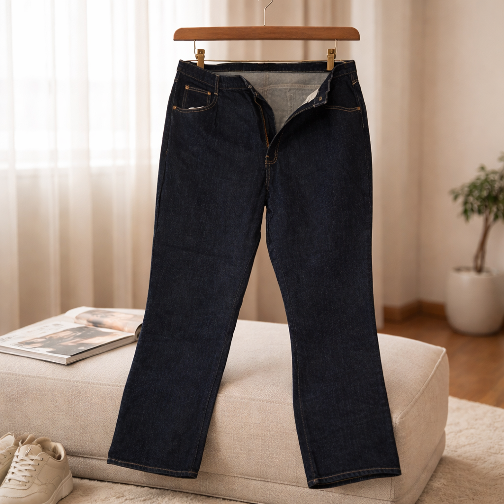 The "Everyday Classic" Venzia Jeans Clothing co. Plus Size Dark Wash Straight Leg Jeans Size 26