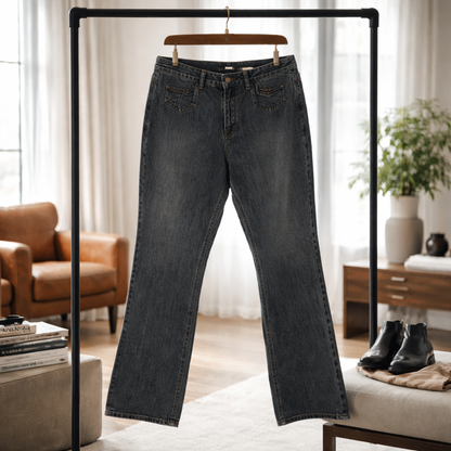 The Venezia Classic blue Washed Bootcut Jeans Size 20 Tall