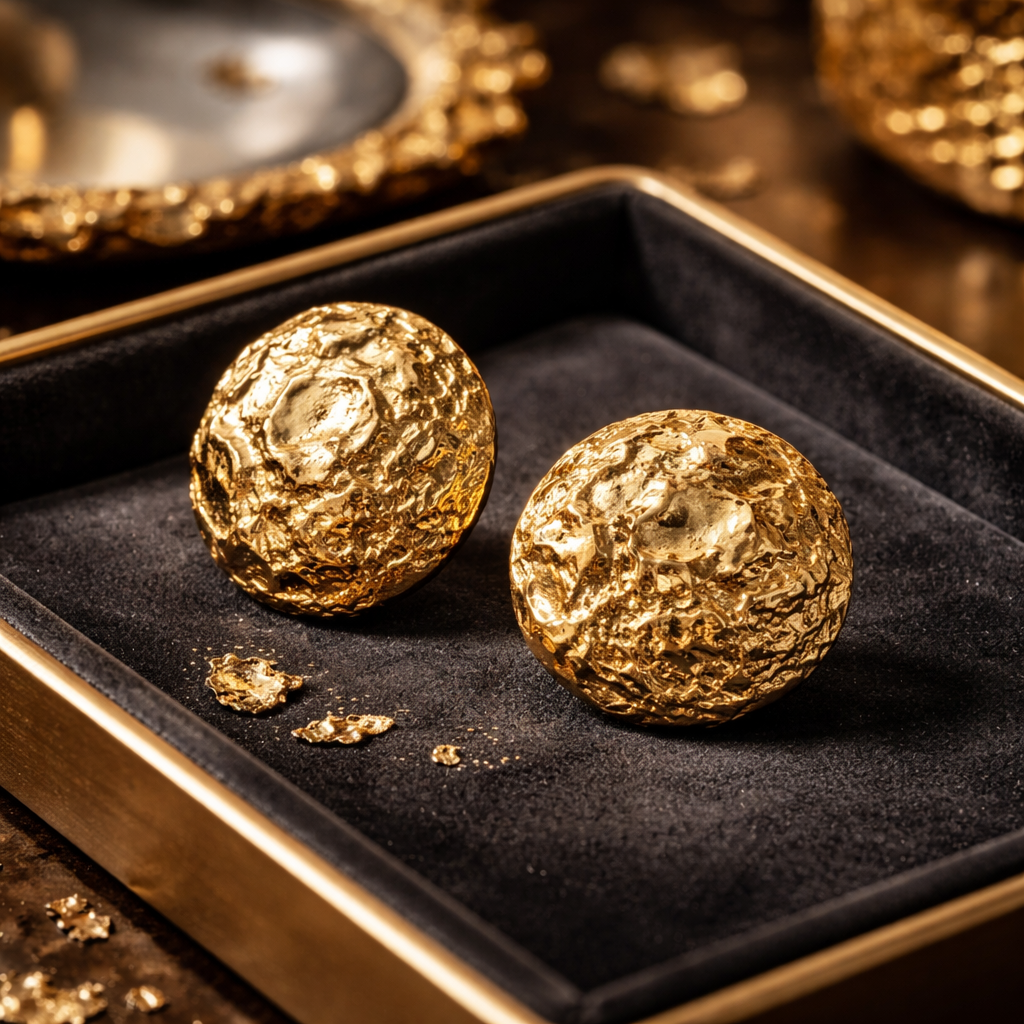 The "Orocal" Collection: Nugget Earrings