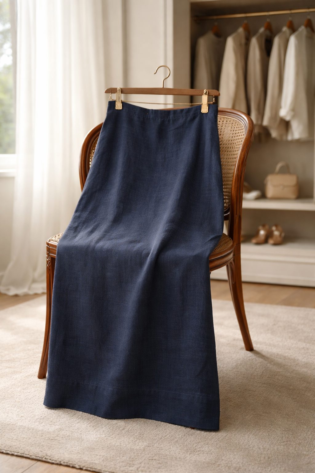 Fashion Bug Classic Navy Maxi Skirt Size XL