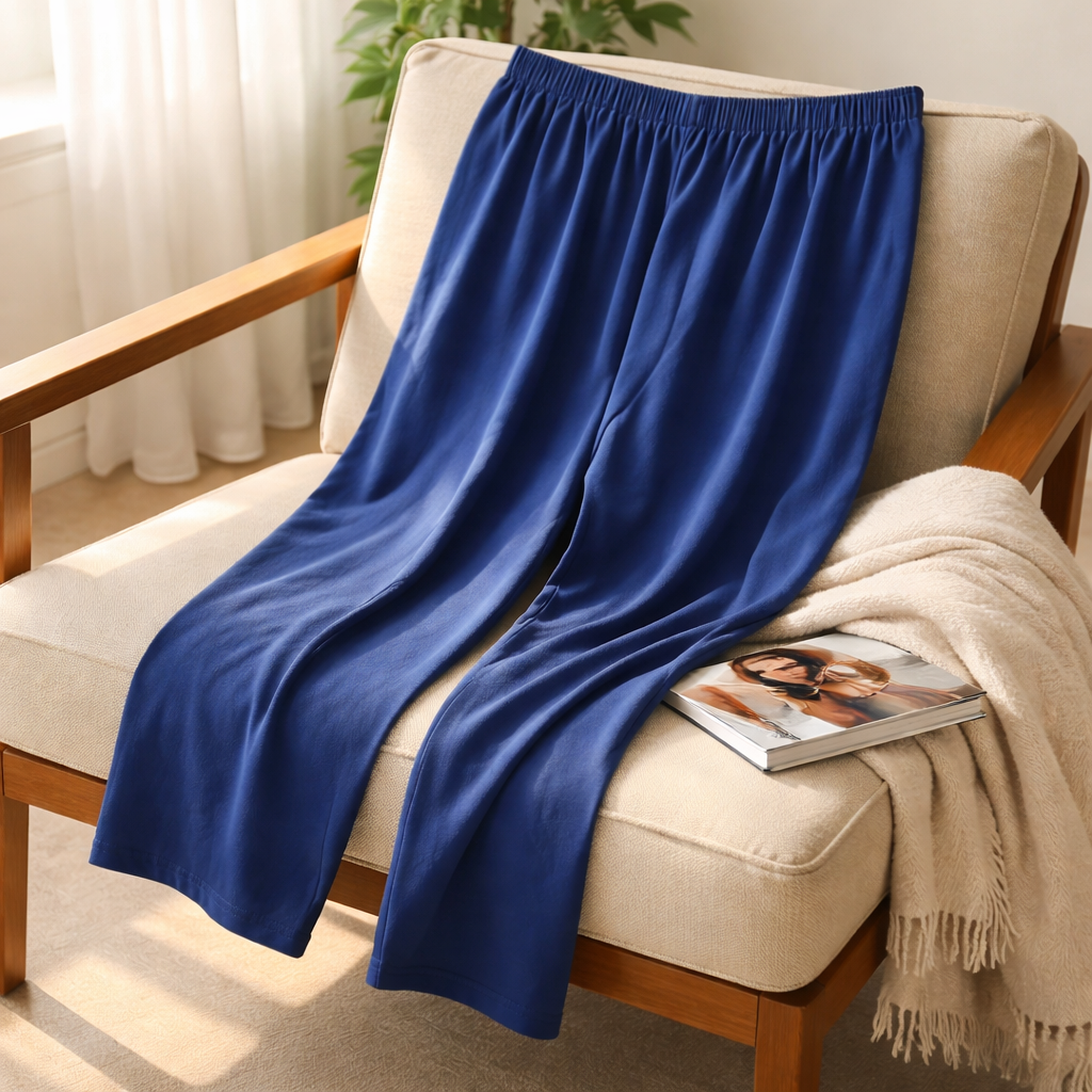 Women’s Relaxed Fit Wide-Leg Lounge Pants 4X