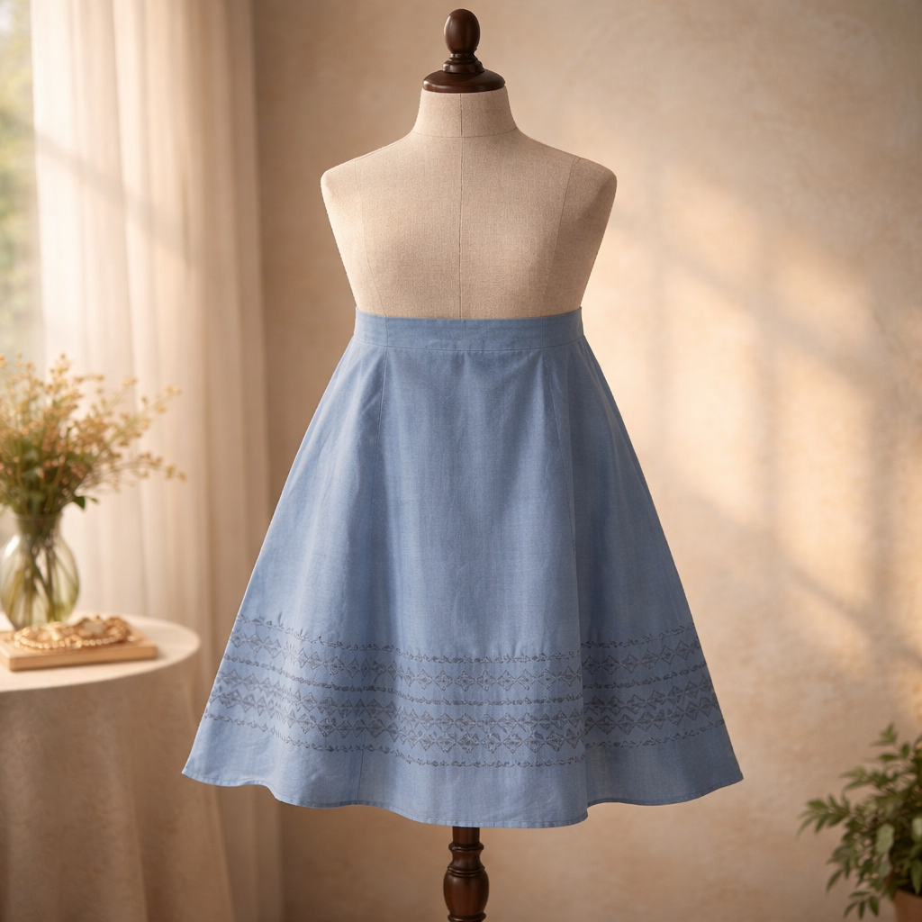 This Liz & Co. A-line skirt is a charming Size 10