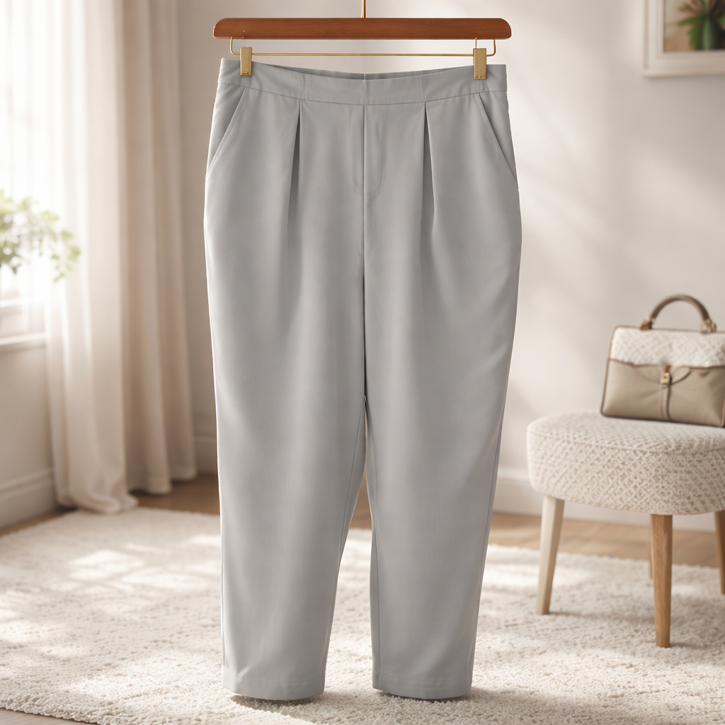 Norton McNaughton High-Waisted Pleated Trousers Size 18W