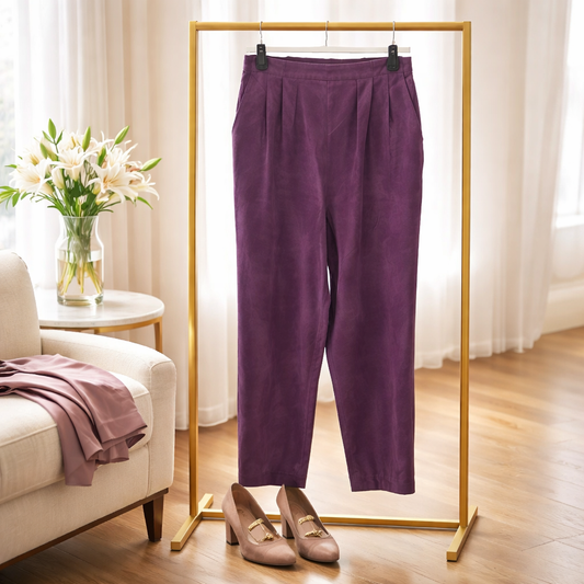 Maggie McNaughton Linen-Blend Trousers Size 18W