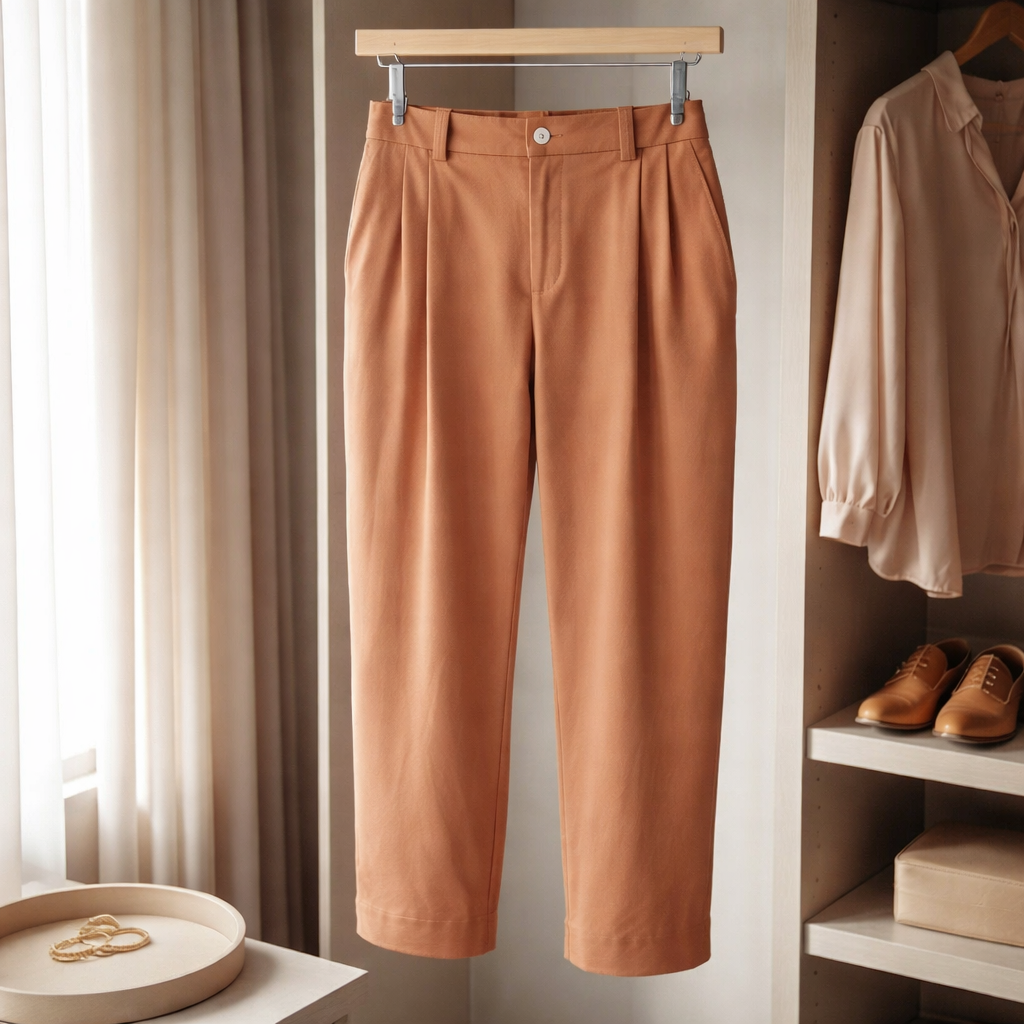 Rafaella High-Waisted Pleated Trousers Size 16