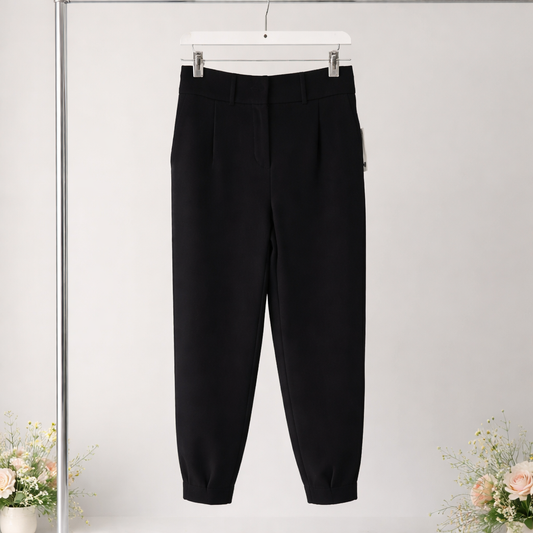 Sophisticated Bar III high-rise pleated jogger pants. Size 4