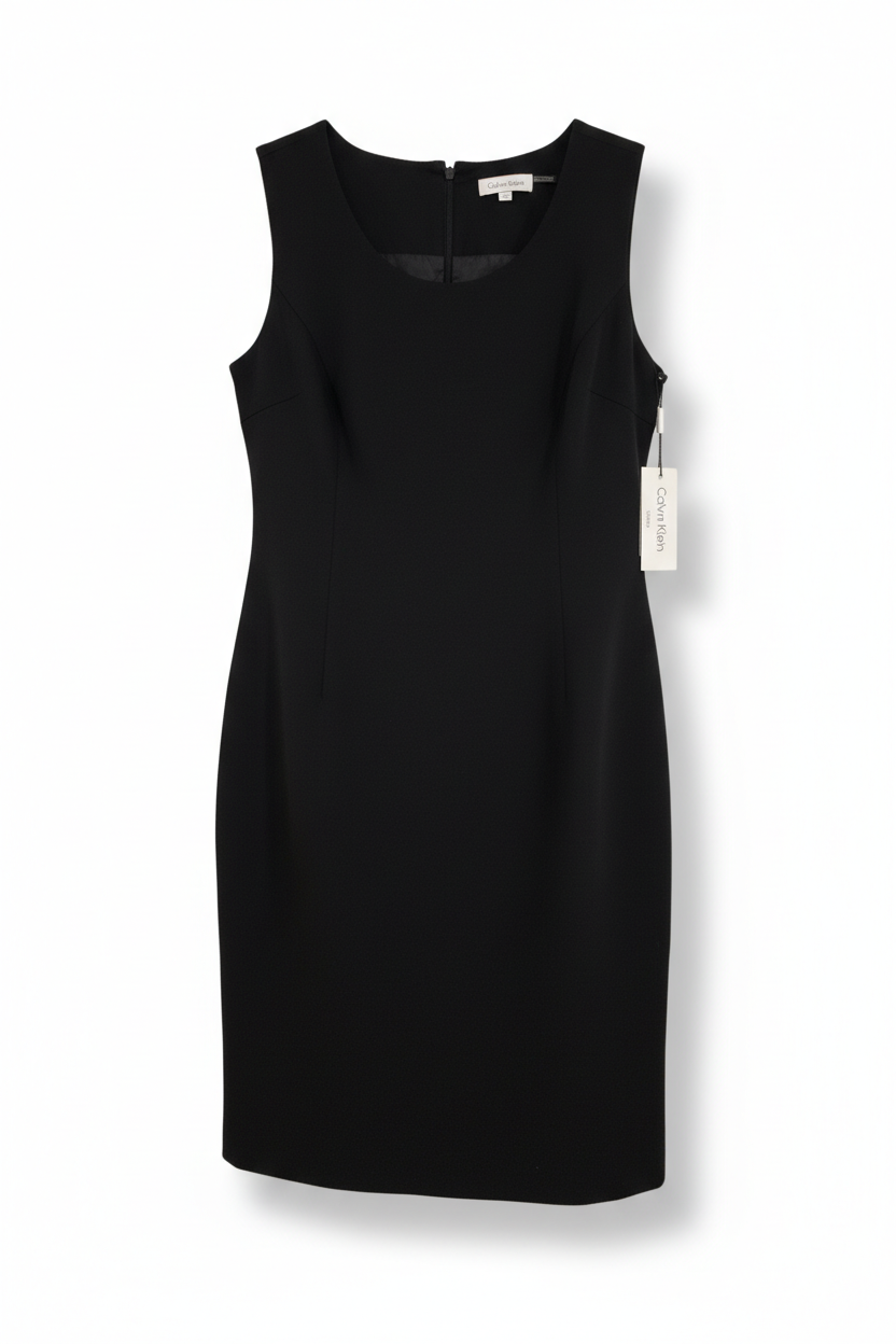 Quintessential 2 PCS Calvin Klein sleeveless sheath dress with a Blazer. Size 4