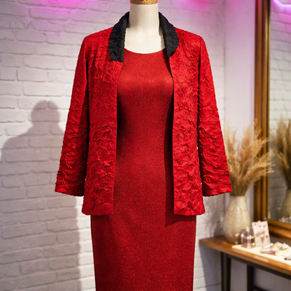 J.B.S. LTD Plus Size 2-Piece Set Size 1X