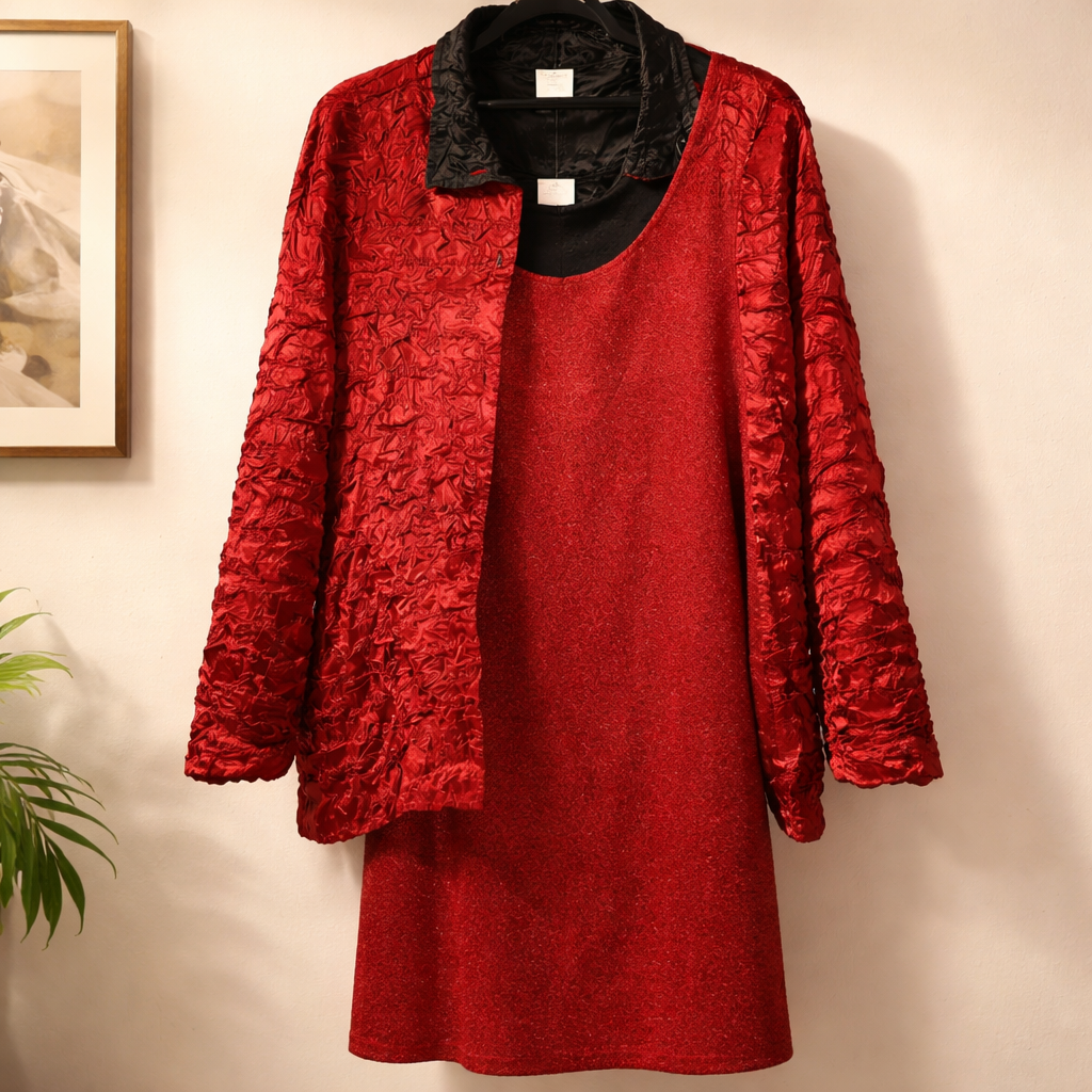 J.B.S. LTD Plus Size 2-Piece Set Size 1X