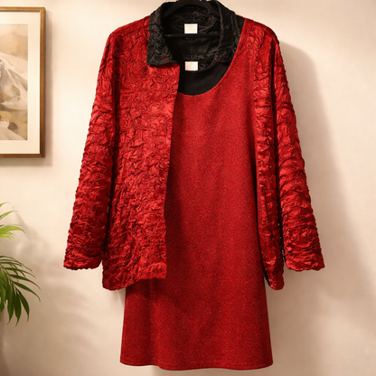 J.B.S. LTD Plus Size 2-Piece Set Size 1X