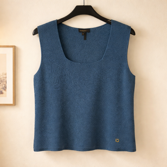 Donna Karan sleeveless knit top Size XL