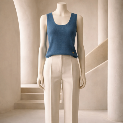 Donna Karan sleeveless knit top Size XL