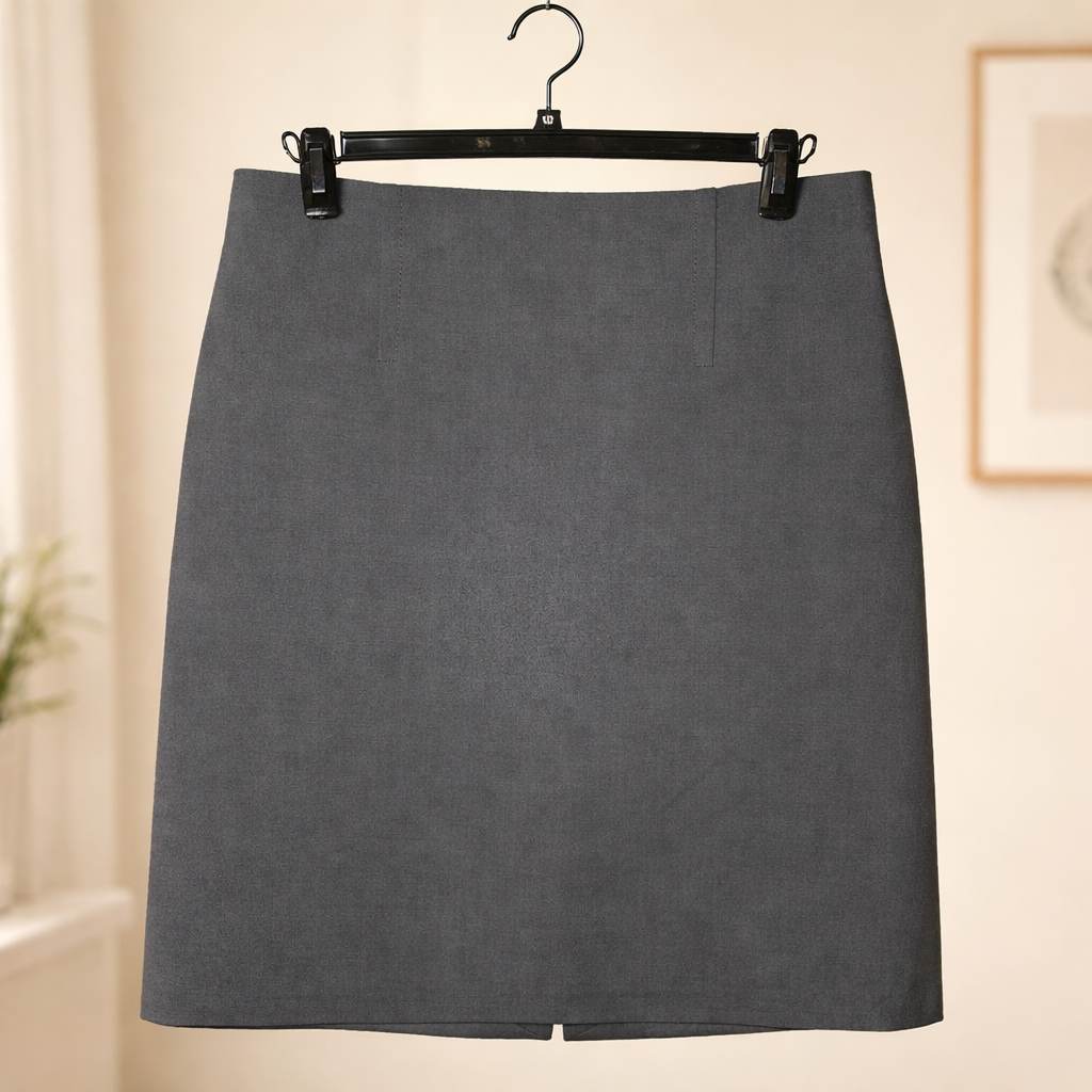 ZARA Tailored Straight-Cut Mini Skirt Size Large