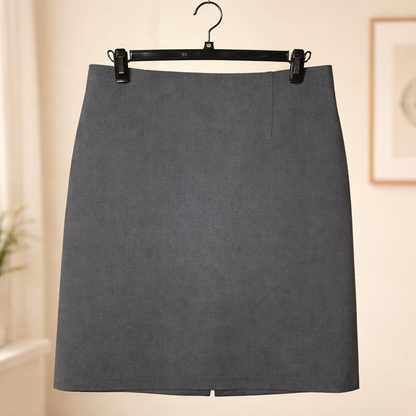 ZARA Tailored Straight-Cut Mini Skirt Size Large