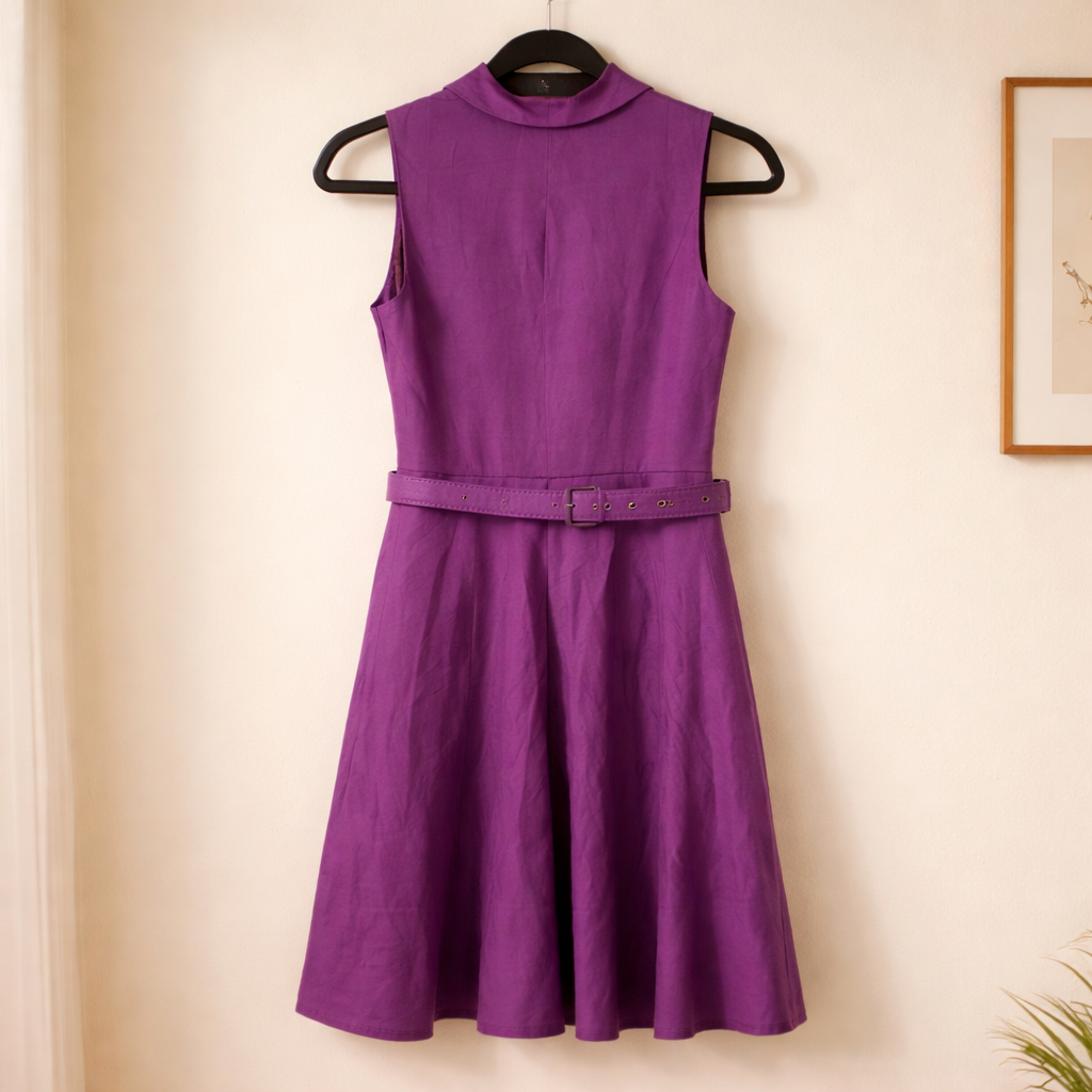 Premise Sleeveless purple midi dress Size 4