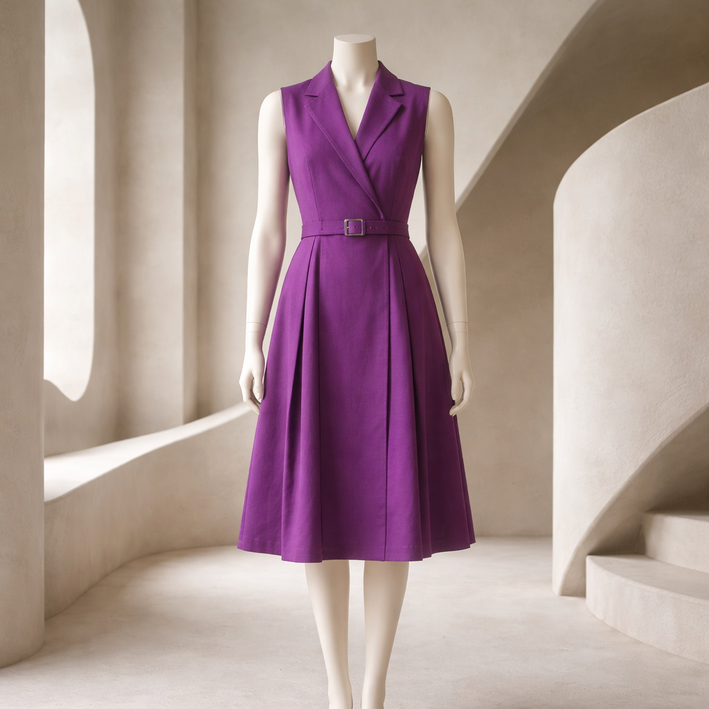 Premise Sleeveless purple midi dress Size 4