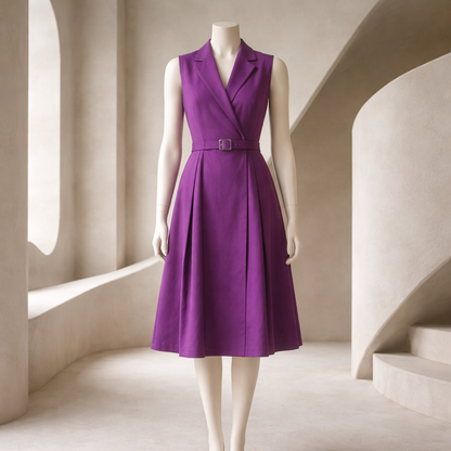Premise Sleeveless purple midi dress Size 4