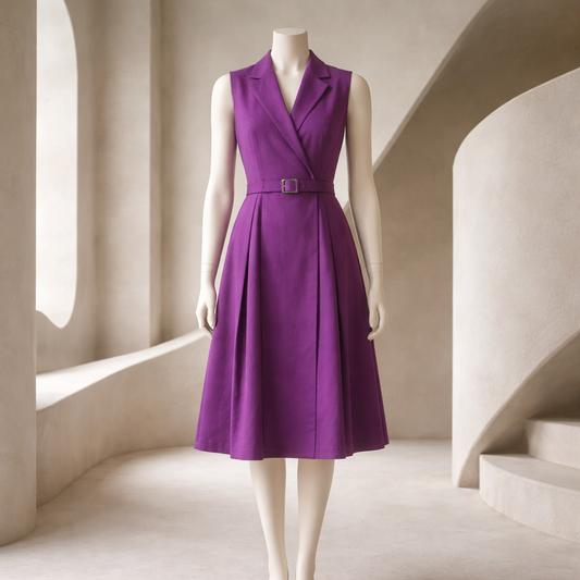 Premise Sleeveless purple midi dress Size 4