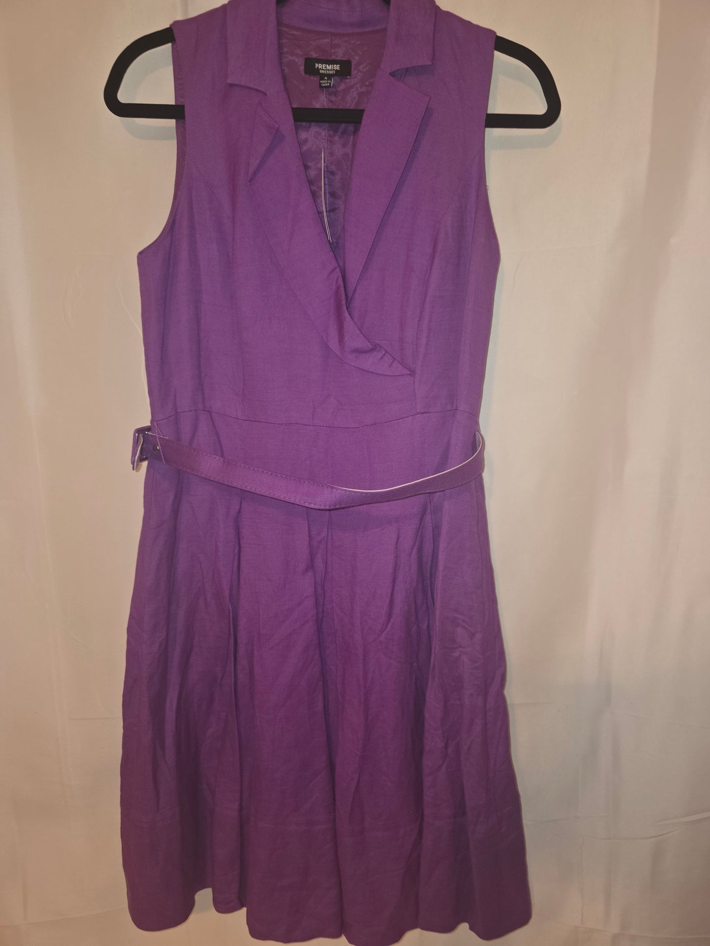 Premise Sleeveless purple midi dress Size 4