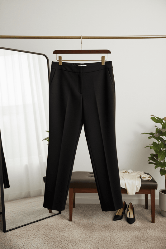 Brand new LeSuit Classic Flat Front Tailored Straight Leg Trousers. Size 18 - All Seasons Curves