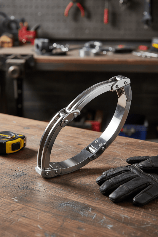 Men’s Stainless Steel Link Bracelet - All Seasons Curves