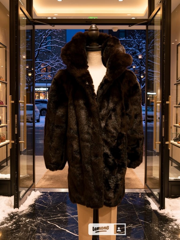 Luxury Black Fur Coat - All Seasons Curves