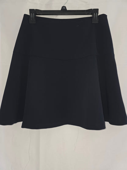 NWT Tommy Hilfiger Classic A - line mini skirt in a dark navy - blue size 6 - All Seasons Curves