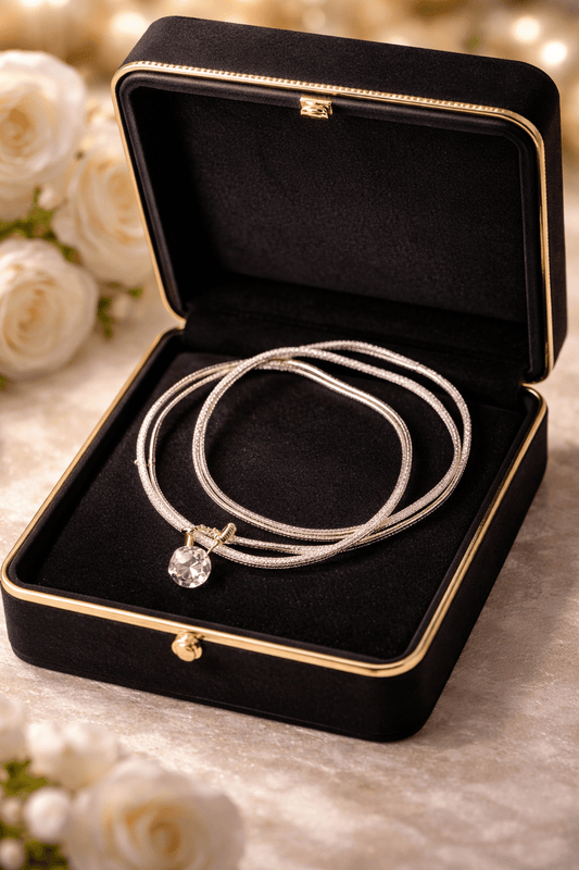 Chic Two - Tone Textured Bangle Set - All Seasons Curves