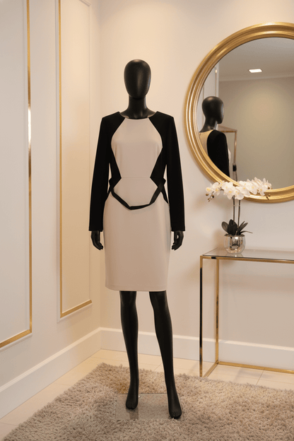 A sophisticated and modern DKNY sheath dress - All Seasons Curves