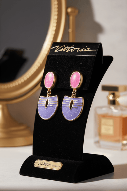 vintage - style "Vittoria" dangle earrings - All Seasons Curves