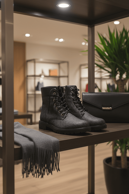 Michael Kors everyday look versatile lace - up combat boots - All Seasons Curves