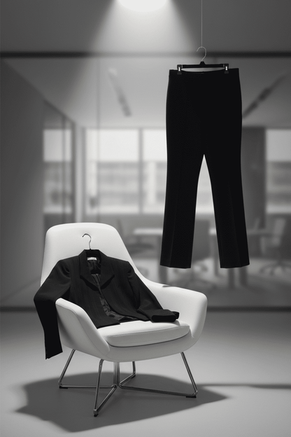 Tahari Black Slim Ankle Dress Pants with Flat Front Size 12 - All Seasons Curves